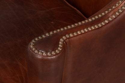 Smithfield Wing Chair Newark Brown