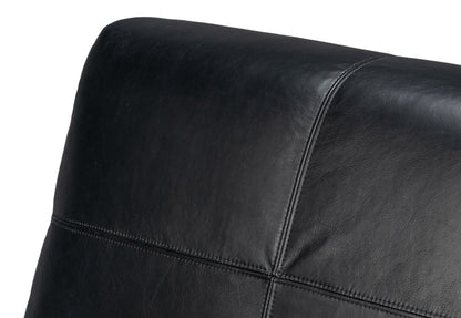 Wylam Leather Chair Onyx Black