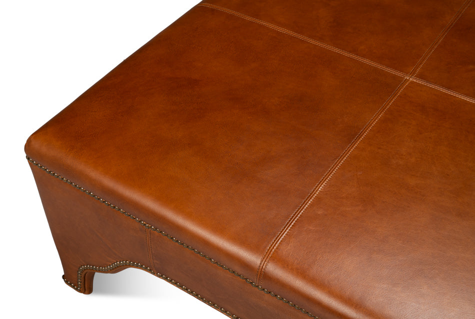 Streetman Cocktail Ottoman Havana Brown