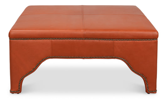 Streetman Cocktail Ottoman Hermes Brown