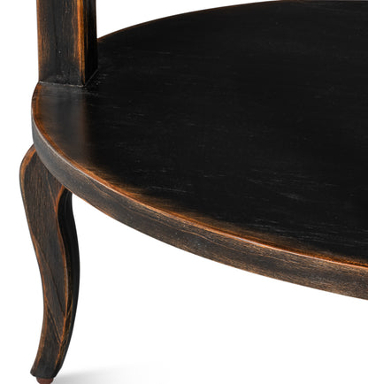 Golden Rim Side Table
