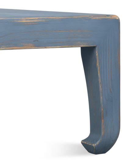 Classic Chinese Cocktail Table Blue