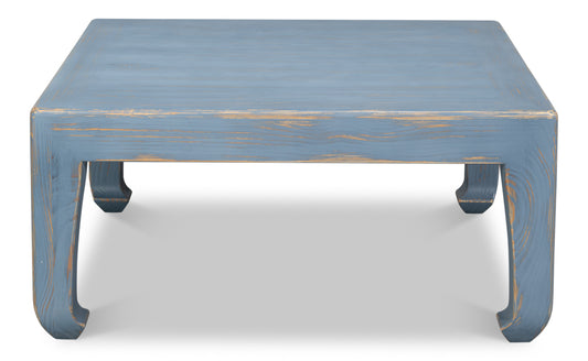 Classic Chinese Cocktail Table Blue