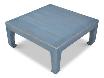 Classic Chinese Cocktail Table Blue