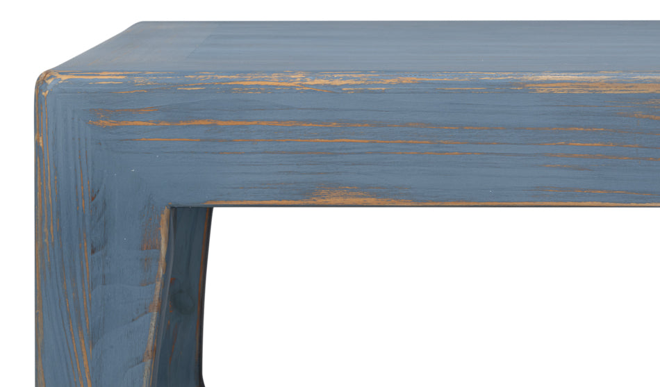 Classic Chinese Cocktail Table Blue