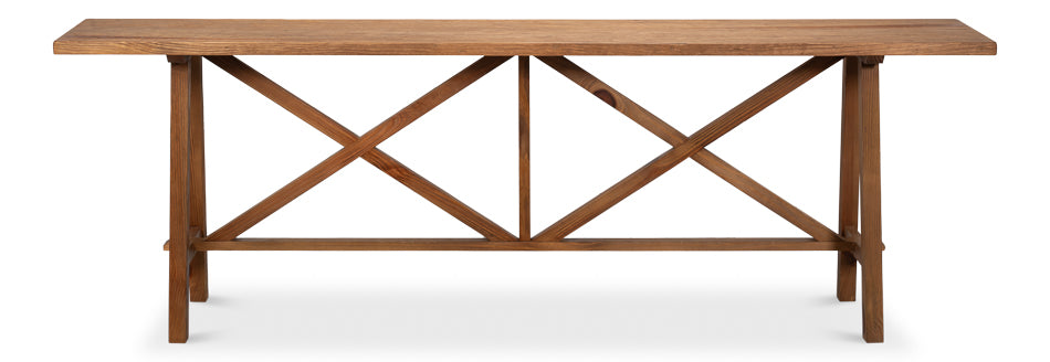 Double X Base Sofa Table