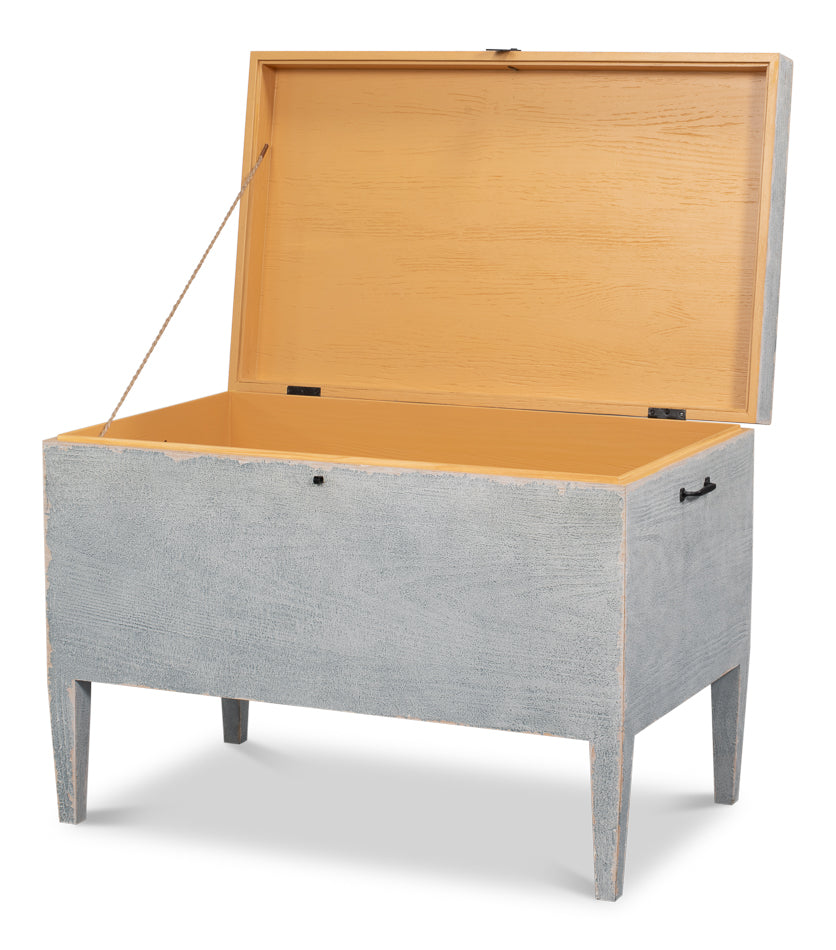 Trunk Side Table W/Secret Storage