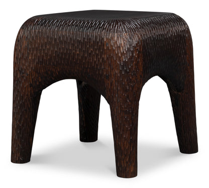 Molten Carved Side Table