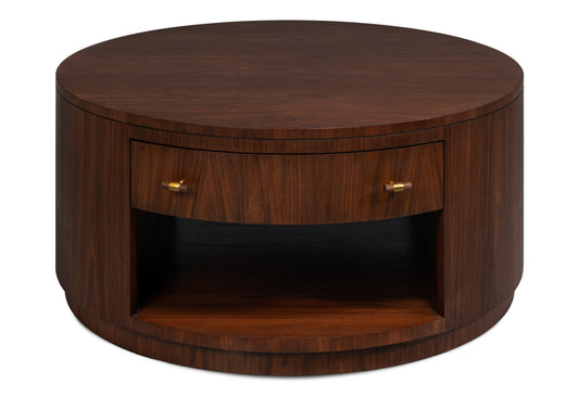 Vero Cocktail Table Dark Walnut