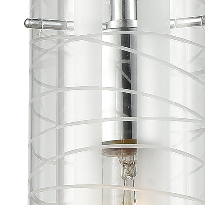 Swirl 1 Pendant Polished Chrome