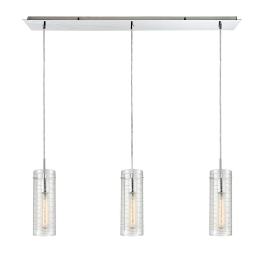 Swirl 3 Pendant Polished Chrome