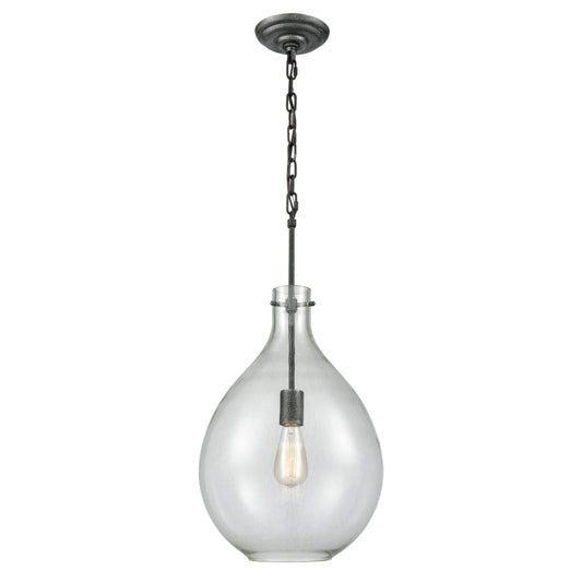 Sunderland 1 Pendant Silvered Graphite