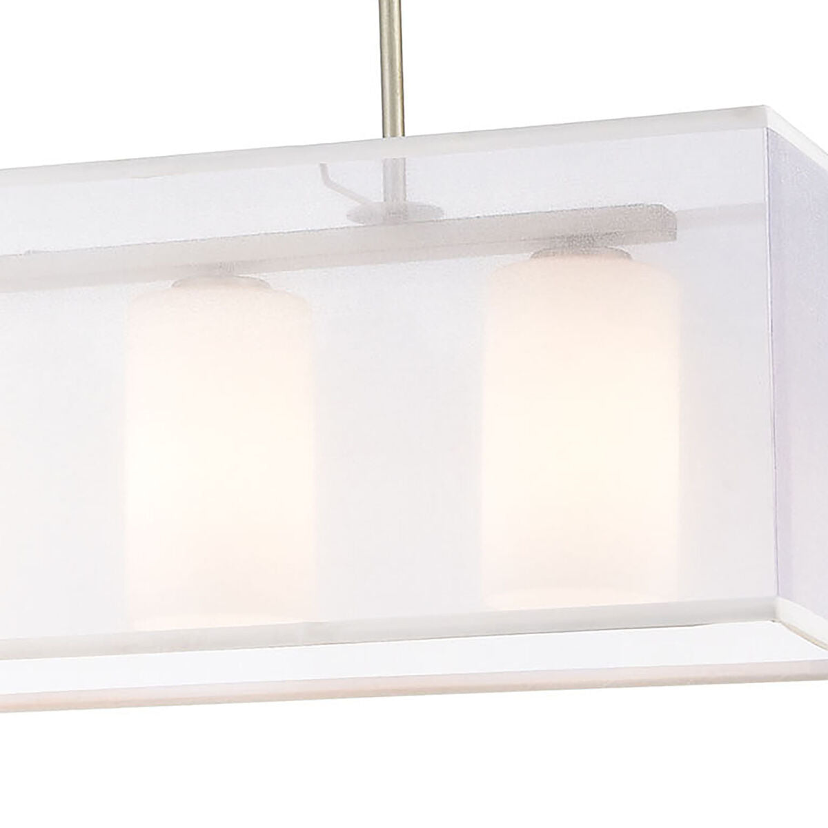DIFFUSION 34'' WIDE 4-LIGHT LINEAR CHANDELIER