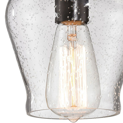 Menlow Park Collection 1 light mini pendant in Oil Rubbed Bronze
