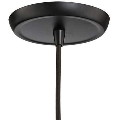 1 light pendant in Oiled Bronze