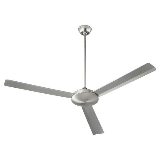 AEROVON 60" Satin Nickel Damp Ceiling Fan