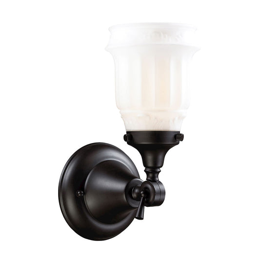 Quinton Parlor 1-Light Vanity in Oiled Bronze