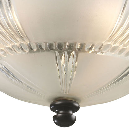 Restoration 3-Light Semi-Flush in Oiled Bronze