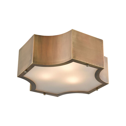 Gordon 3 Flush Classic Brass