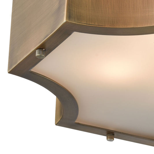 Gordon 3 Flush Classic Brass
