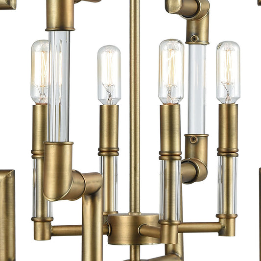 Brandon 4 Pendant Classic Brass
