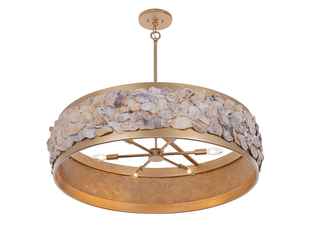 Leanne 6-Light Pendant in Chandon by Breegan Jane