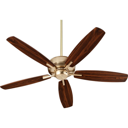 Breeze 52-in 5 Blade Aged Brass