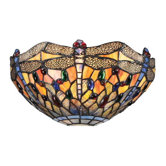 Dragonfly Collection 1 light 6"H sconce in Dark Bronze