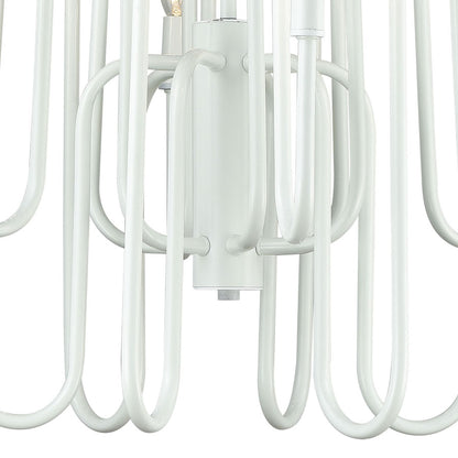 Decatur 12 Chandelier Matte White
