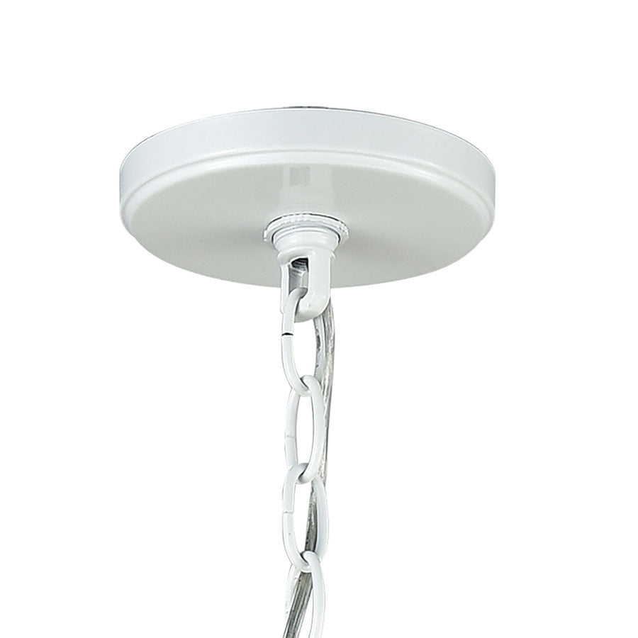 Decatur 12 Chandelier Matte White