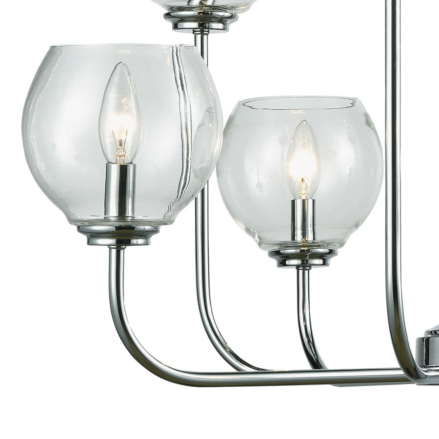 Emory 8 Chandelier Polished Chrome