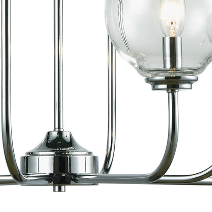 Emory 8 Chandelier Polished Chrome