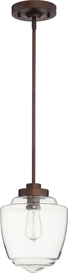 9" CLR ACORN PEND - OB