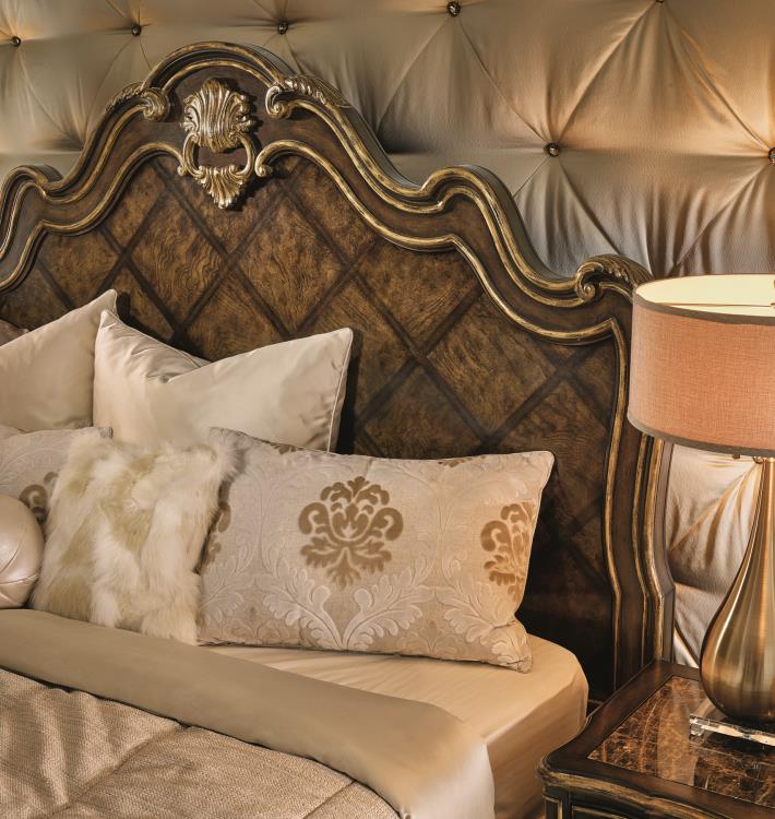 ARIA KING PANEL BED 