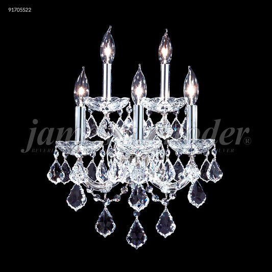 Maria Theresa 5 Light Wall Sconce - IMPERIAL Crystal (Clear) Trad'l Trim
