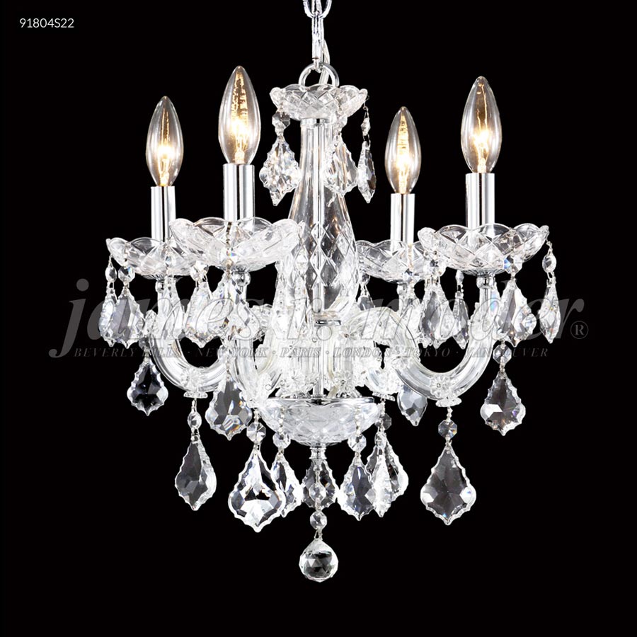 Maria Theresa 4 Arm Pendant - IMPERIAL Crystal (Golden Teak)