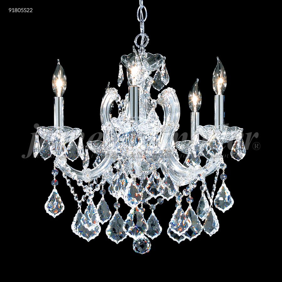Maria Theresa 5 Arm Pendant - IMPERIAL Crystal (Golden Teak)