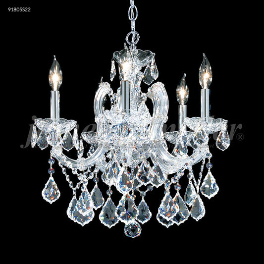 Maria Theresa 5 Arm Pendant - Swarovski crystals (Golden Teak)