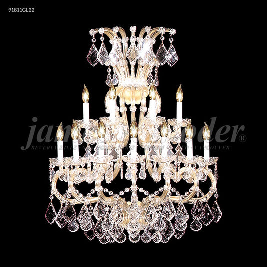 Maria Theresa 11 Light Wall Sconce - IMPERIAL (Golden Teak) Trad'l Trim