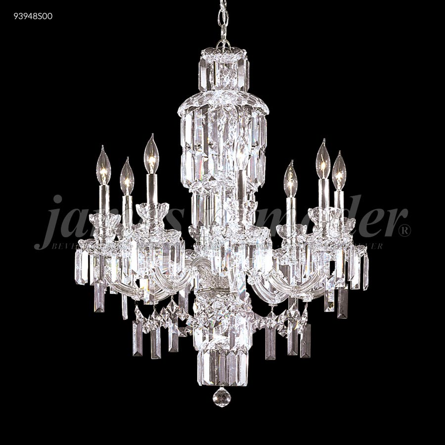 Buckingham 8 Arm Chandelier - Swarovski crystals (Clear)