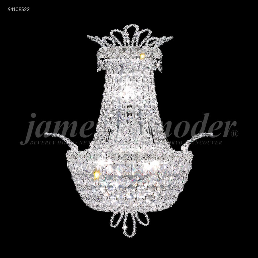 Princess Collection Empire Wall Sconce - Swarovski crystals (Clear)