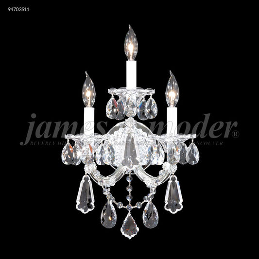 Maria Theresa 3 Light Wall Sconce - SPECTRA CRYSTAL by Swarovski -Clear
