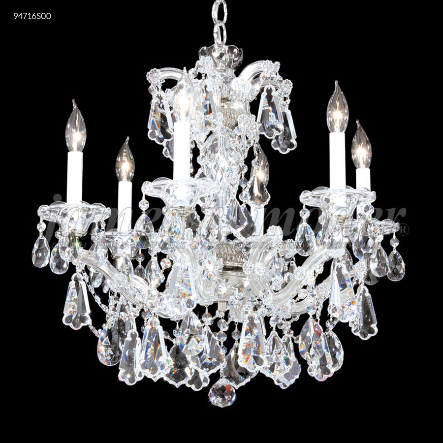 Maria Theresa 6 Arm Chandelier - Swarovski crystals (Clear)