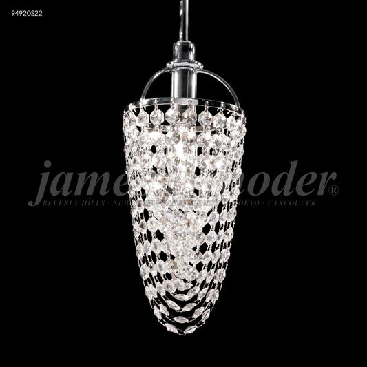 Tekno Mini Pendant with Spiral Head - Swarovski crystals (Medium Sapphire)
