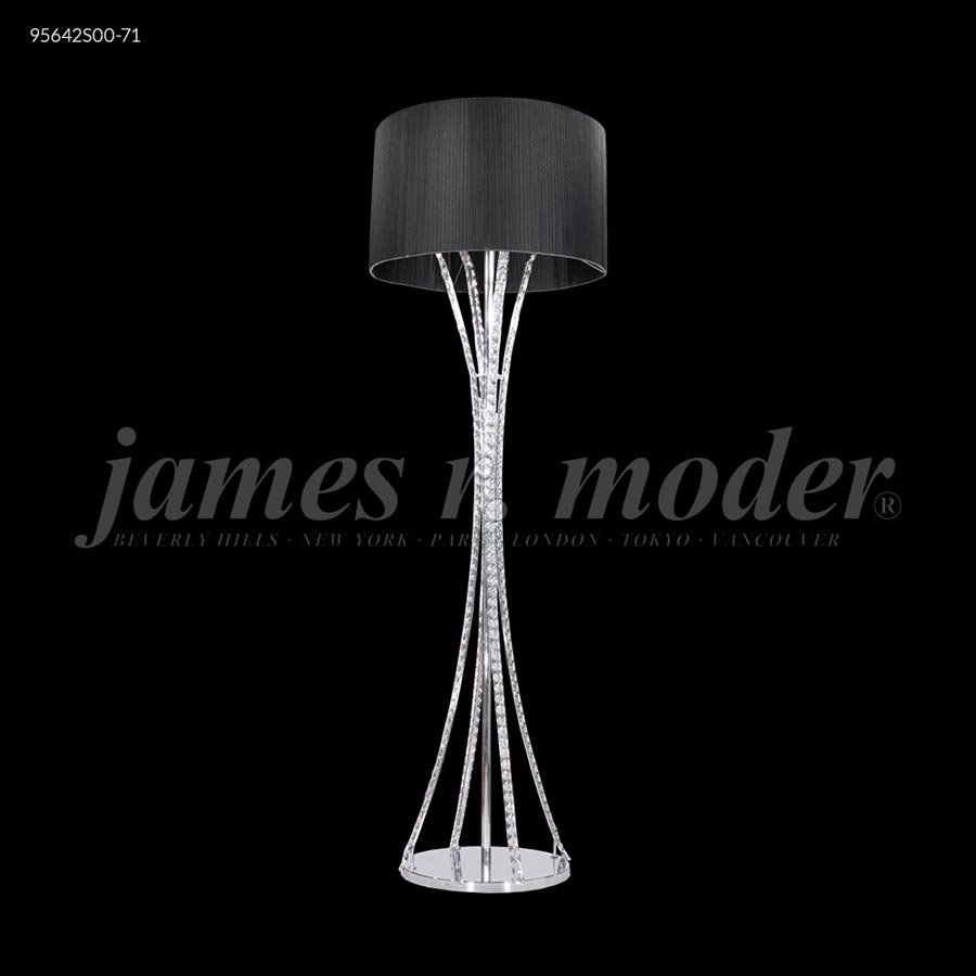 Eclipse Collection Floor Lamp - Swarovski crystals (Clear)