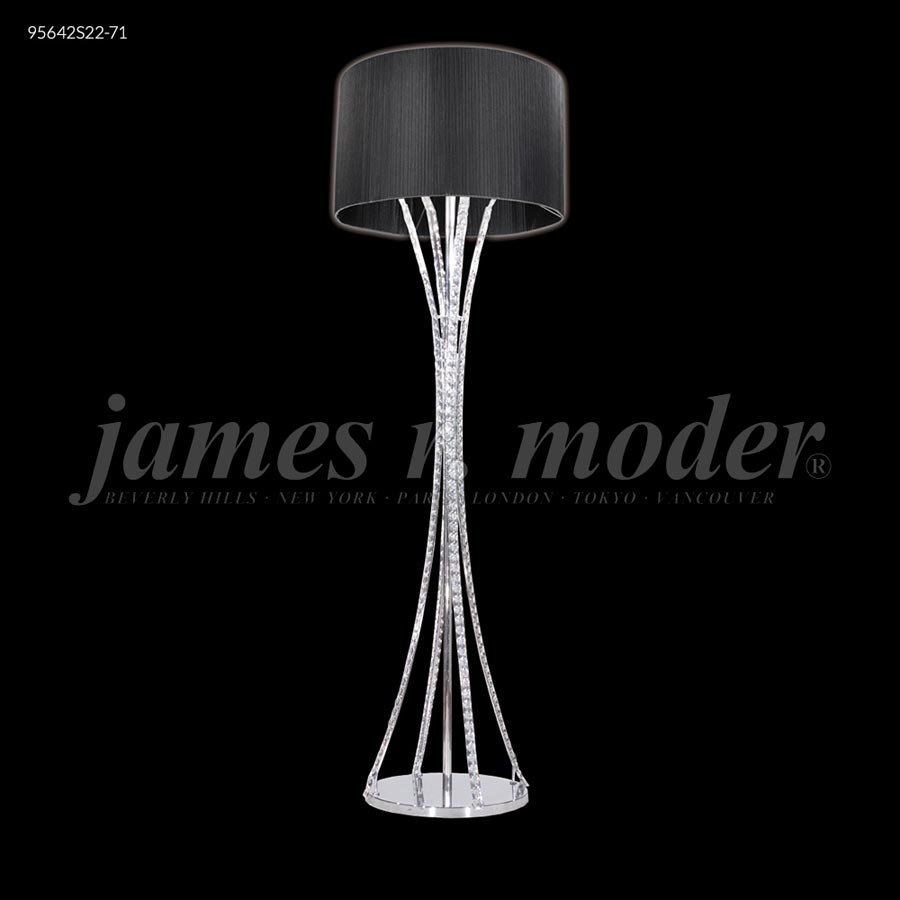 Eclipse Collection Floor Lamp - IMPERIAL Crystal (Clear)