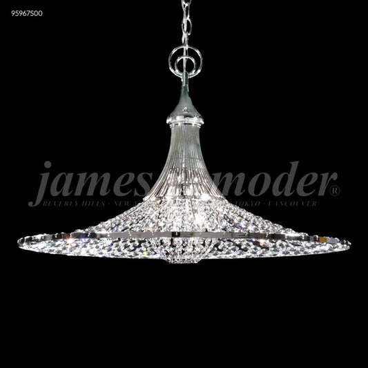 Contemporary Pendant - Swarovski crystals (Clear)