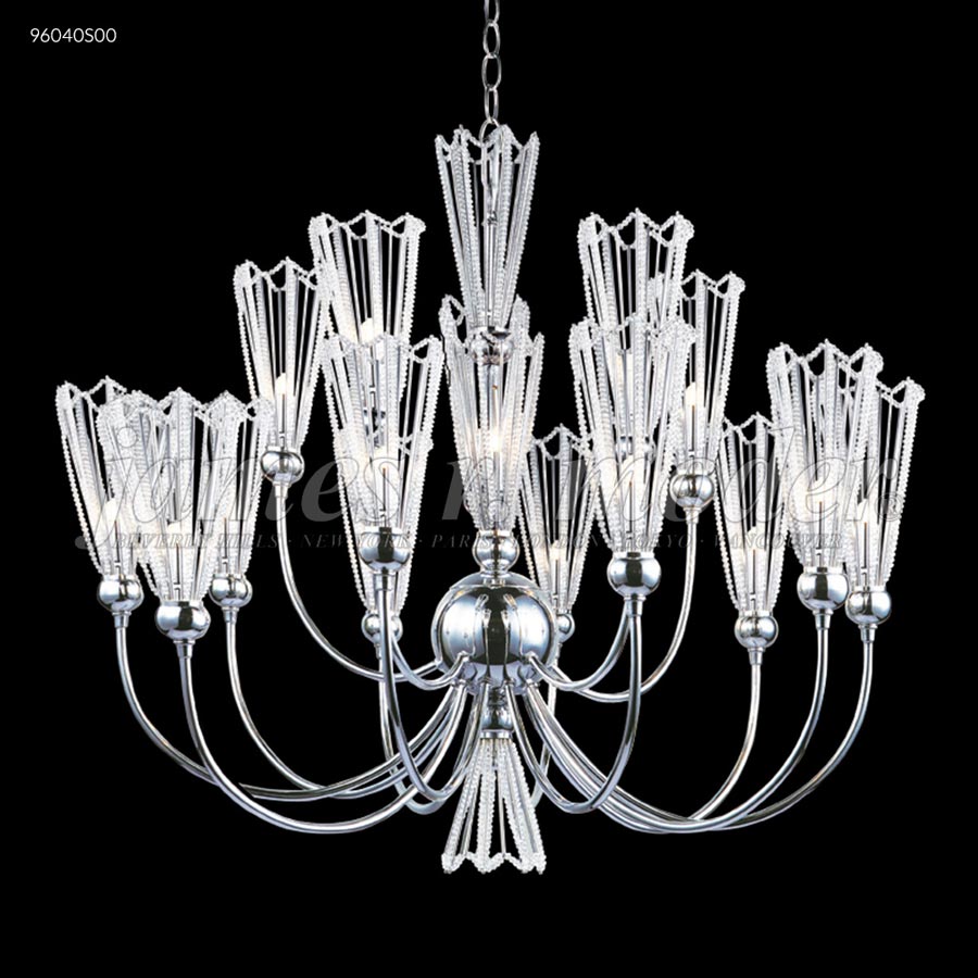 Medallion 15 Arm Chandelier - Swarovski crystals (Clear)
