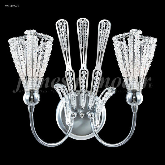 Jewelry Collection 2 Arm Wall Sconce - IMPERIAL Crystal (Clear)