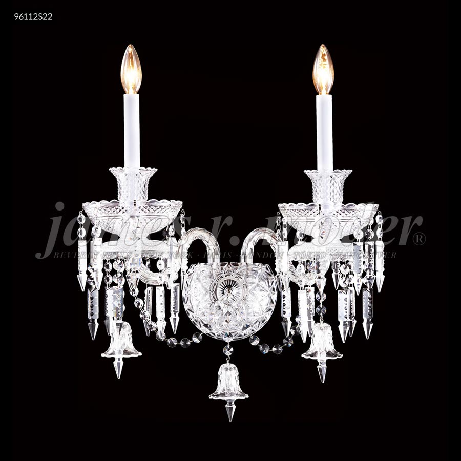 Le Chateau 2 Arm Wall Sconce - IMPERIAL Crystal (Clear)